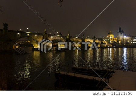 Charles bridge, Prague, Central Bohemia, Czech Republic 111321256