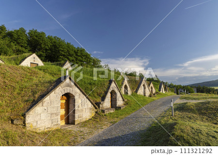 Gombos-hegyi pincesor in Hercegkut, UNESCO site, Great Plain, North Hungary Gombos-hegyi pincesor in Hercegkut, UNESCO site, Great Plain, North Hungary 111321292