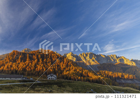 Landscape near Sella di Razzo and Sella di Rioda pass, Carnic Alps, Friuli-Venezia Giulia, Italy Landscape near Sella di Razzo and Sella di Rioda pass, Carnic Alps, Friuli-Venezia Giulia, Italy 111321471