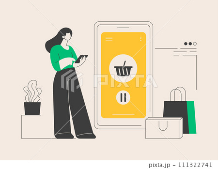 Order on hold abstract concept vector illustration. Order on hold abstract concept vector illustration. 111322741