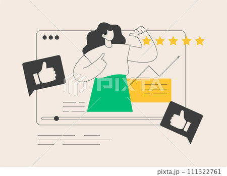 Personal branding abstract concept vector illustration. Personal branding abstract concept vector illustration. 111322761