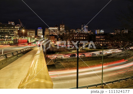 ロングフェロー橋から見たビーコンヒルの夜景 Beacon Hill from Longfellow ロングフェロー橋から見たビーコンヒルの夜景 Beacon Hill from Longfellow 111324177
