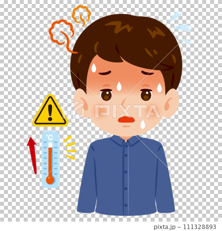 man with fever man with fever 111328893