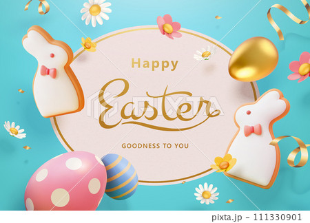 3D Sweet Easter poster 3D Sweet Easter poster 111330901