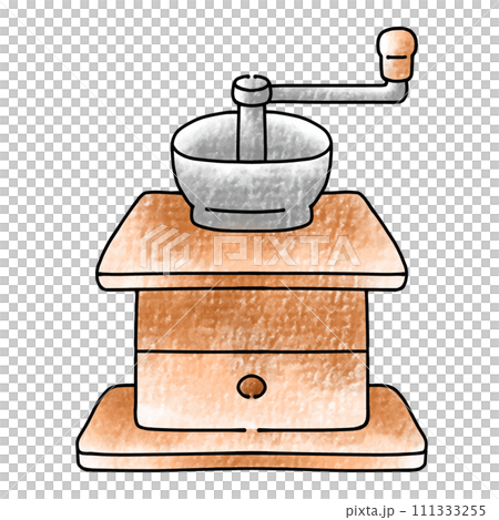ゆるめシンプルコーヒーミル　単品　アナログ風 111333255