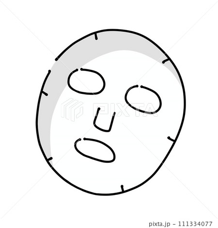 ゆるめシンプルフェイスパック　単品　ベタ塗り 111334077