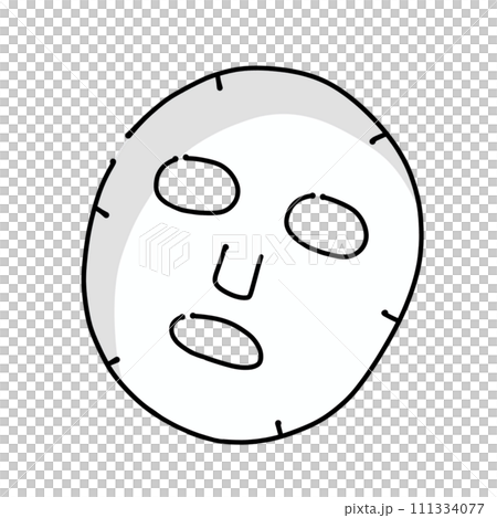 ゆるめシンプルフェイスパック　単品　ベタ塗り 111334077