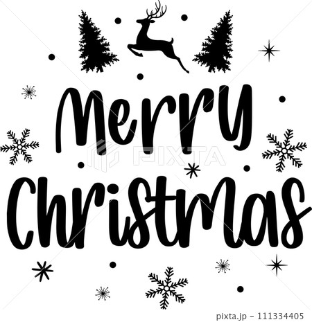 Merry Christmas, Santa, Christmas Holiday, Vector Illustration File 111334405