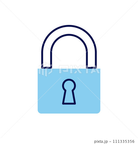 Padlock related vector icon Padlock related vector icon 111335356