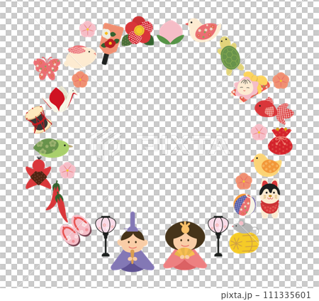 女兒節框架 111335601