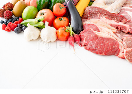 野菜　肉　集合 111335707