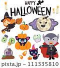 Halloween element vector set hand draw for Halloween cartoon 111335810