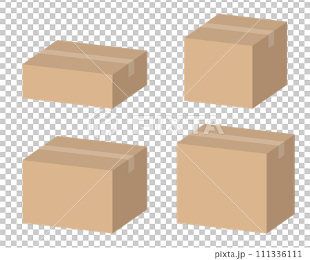 Cardboard vector illustration 111336111