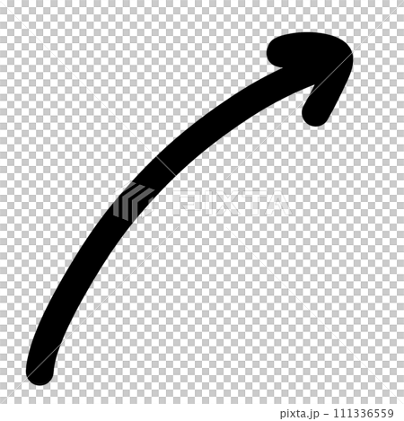 Black Arrow Line Upward Curved Arrow Sketch Arrow Line Element Black Arrow Line Upward Curved Arrow Sketch Arrow Line Element 111336559