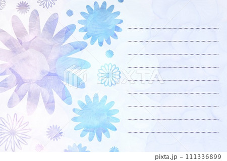 花のポストカード 111336899