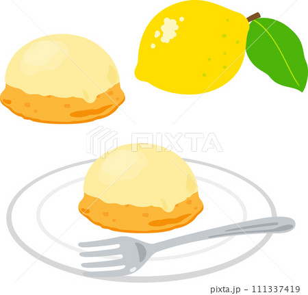 レモンケーキとレモン 111337419
