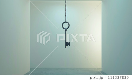 【AI生成画像・AIイラスト】部屋に釣り上げられた鍵 【AI生成画像・AIイラスト】部屋に釣り上げられた鍵 111337839