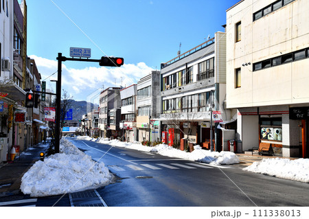 小諸駅方面を望む／小諸相生町商店街(長野県小諸市)【2024.2】 111338013