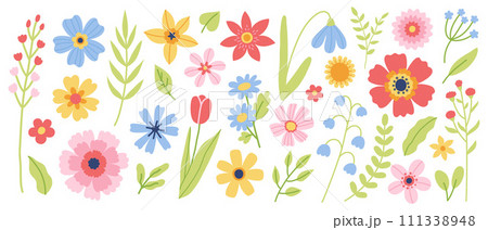Vector flowers collection Vector flowers collection 111338948