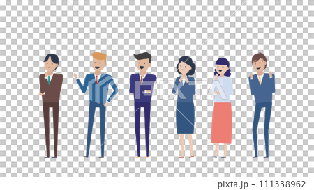 A smiling business person who understands and is satisfied with the solution. 111338962