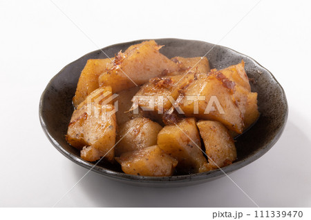 こんにゃくの甘辛煮 111339470