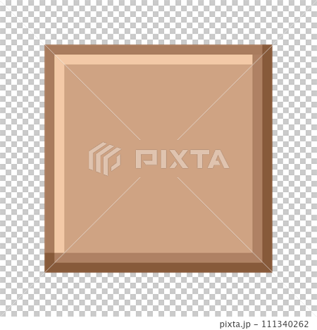 方形瓷磚，淺棕色像素圖 111340262