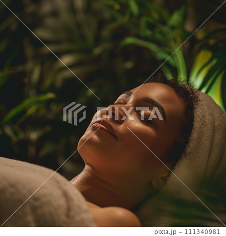 リラクゼーションを提供するスパトリートメント 111340981