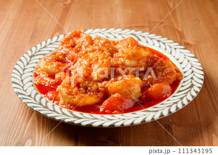 フレッシュトマトのエビチリ 111343195