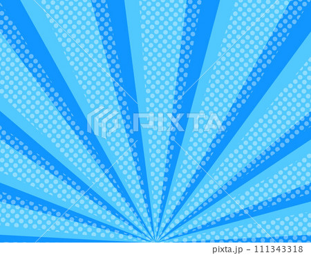 アメコミ風なフレーム背景素材　4 111343318