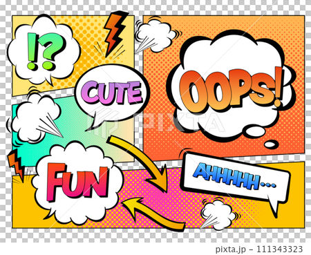 多彩波普美式漫畫背景素材1 多彩波普美式漫畫背景素材1 111343323