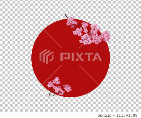 赤丸に桜_1 111343589