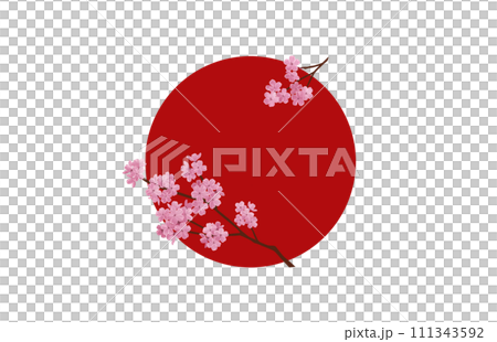 赤丸に桜_3 111343592