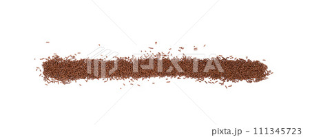 Candy Sprinkle Pile, Donut Chocolate Sprinkles Isolated, Sweet Brown Glaze Decoration, Chocolate Vermicelli Candy Sprinkle Pile, Donut Chocolate Sprinkles Isolated, Sweet Brown Glaze Decoration, Chocolate Vermicelli 111345723