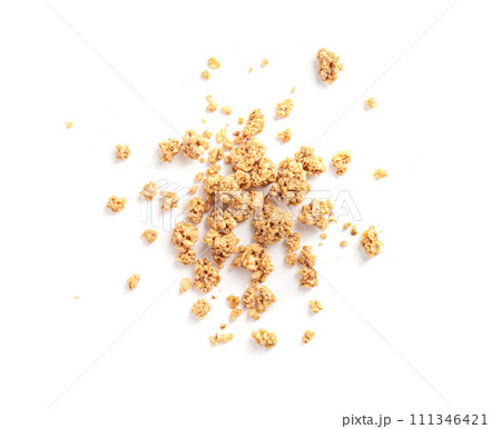 Granola, Muesli Breakfast, Crunchy Cereal Breakfast, Oatmeal Muesli with Seeds and Grains, Healthy Diet 111346421