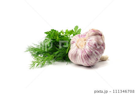Garlic Cloves, Garlic Clove Group, Seasoning Bulb, Natural Spices Food Ingredient Garlic Cloves, Garlic Clove Group, Seasoning Bulb, Natural Spices Food Ingredient 111346708