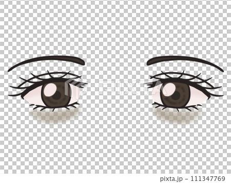 brown dark circles around the eyes 111347769