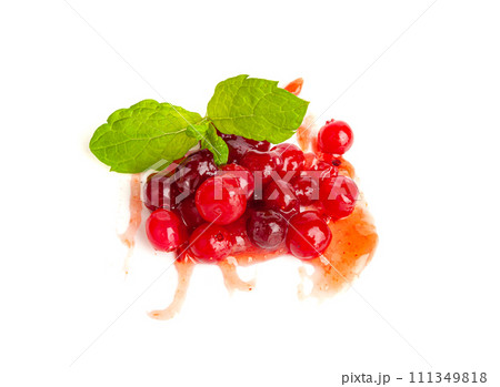 Cranberry Jam Smear, Red Marmalade Splash, Cranberries Jelly, Fruity Confiture Smudge Cranberry Jam Smear, Red Marmalade Splash, Cranberries Jelly, Fruity Confiture Smudge 111349818