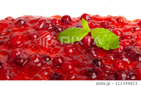 Cranberry Jam Smear, Red Marmalade Splash, Cranberries Jelly, Fruity Confiture Smudge Cranberry Jam Smear, Red Marmalade Splash, Cranberries Jelly, Fruity Confiture Smudge 111349821