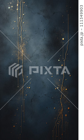 AI-generated content. Abstract background in the style of vintage grunge plaster textured old aged wall. Inspiration of cement-like texture and scattered spots. Composition for yours header, poster 111349903