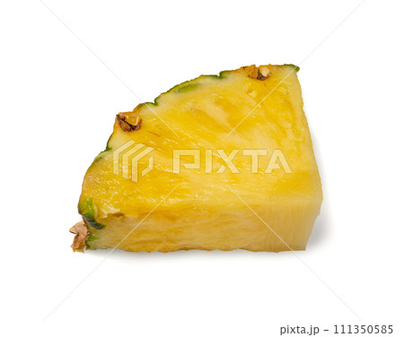 Pineapple Cuts Isolated, Raw Ananas Pieces, Comosus Tropical Fruit Chunks, Ripe Pine Apple Slices on White Pineapple Cuts Isolated, Raw Ananas Pieces, Comosus Tropical Fruit Chunks, Ripe Pine Apple Slices on White 111350585