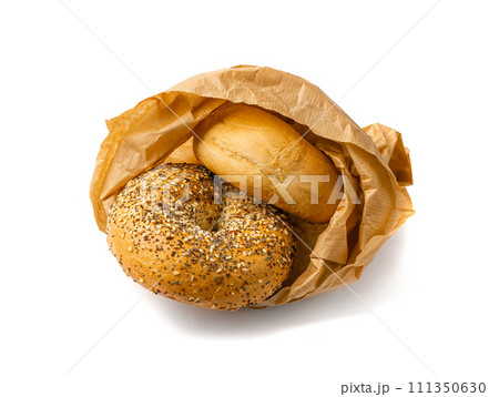 Bagel, Round Bread Bun, Wheat Bakery with Grains And Seeds for Breakfast, Plain Circle Bagel Bread Bagel, Round Bread Bun, Wheat Bakery with Grains And Seeds for Breakfast, Plain Circle Bagel Bread 111350630