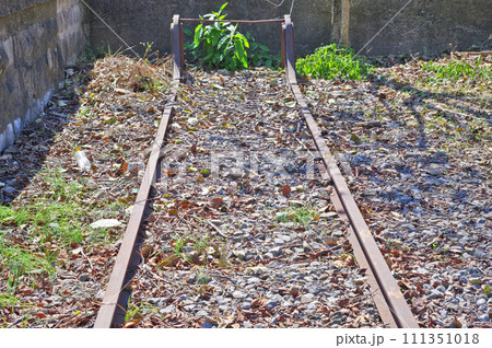 列車の車両止め終点位置第3種車止め 111351018