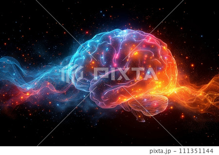 シナプスの光芒: 想像力を映す活動的な脳神経のダイナミックなイメージ AI画像 11 シナプスの光芒: 想像力を映す活動的な脳神経のダイナミックなイメージ AI画像 11 111351144