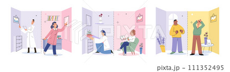 Social relationship vector illustration. International cooperation is crucial for addressing global challenges Society benefits when public resources are used to support social initiatives The social 111352495