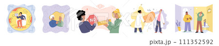 Social relationship vector illustration. The social relationship metaphor illustrates interconnectedness humanity Multiethnic communities embrace diversity and promote inclusivity Companionship Social relationship vector illustration. The social relationship metaphor illustrates interconnectedness humanity Multiethnic communities embrace diversity and promote inclusivity Companionship 111352592