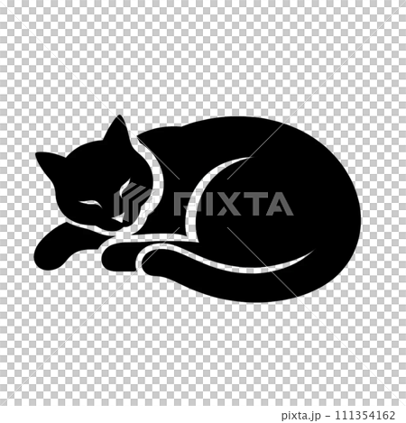 坐著的貓圖標 111354162