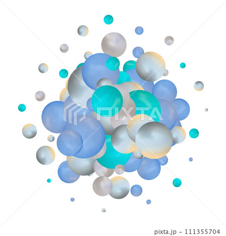 geometric abstract background glossy balls seamless pattern digital drawing geometric abstract background glossy balls seamless pattern digital drawing 111355704