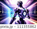 Futuristic Robot Scenarios - Artificial Intelligence Concepts 111355862