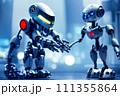 Futuristic Robot Scenarios - Artificial Intelligence Concepts 111355864