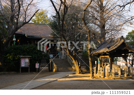 諏方神社　境内　東京都荒川区西日暮里 111359321